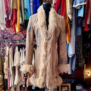 Y2K Wilsons Leather Maxima Penny Lane Suede Fur Coat
